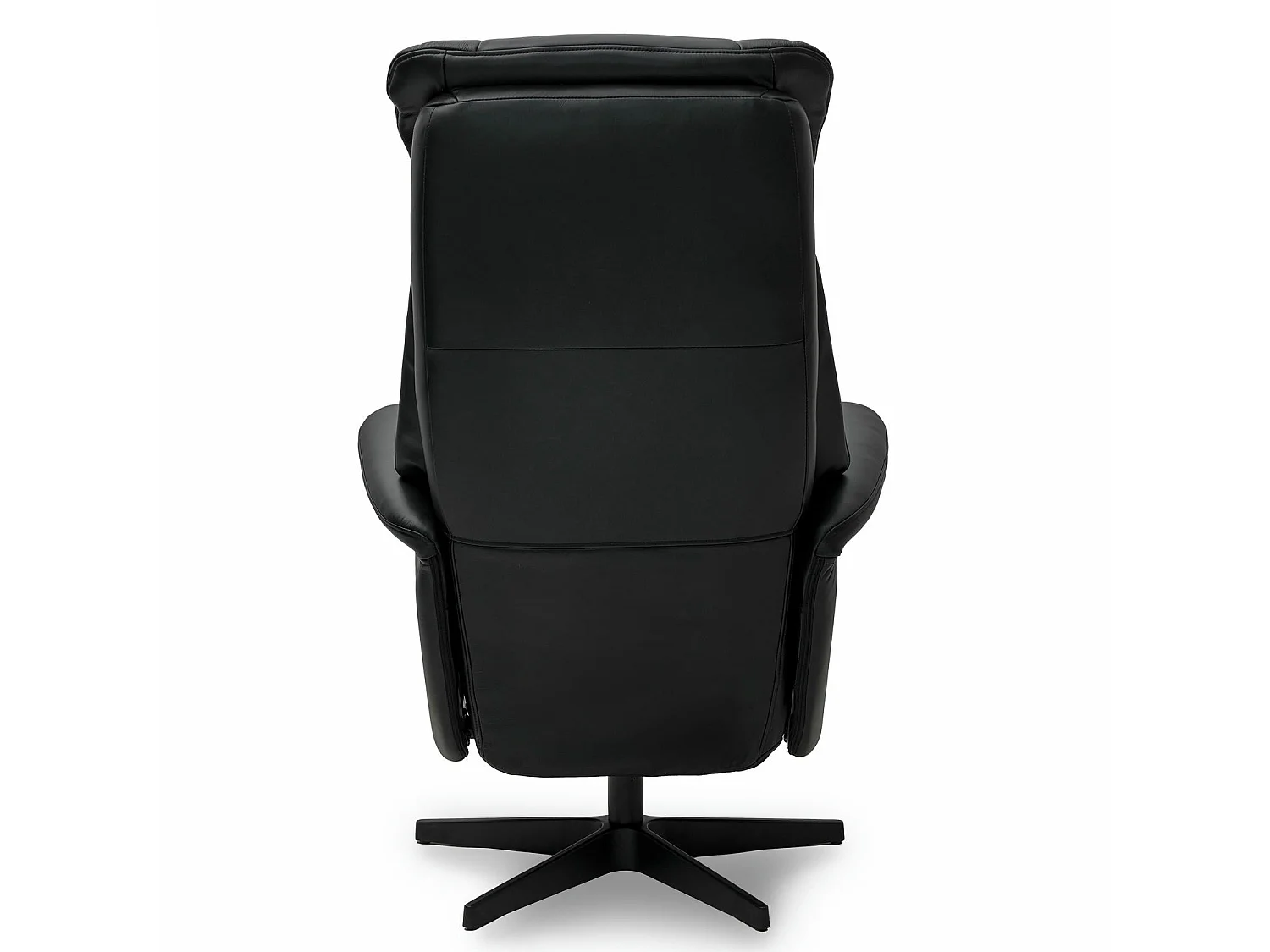 Fauteuil relax électrique Bonanza - Cuir et métal - Noir