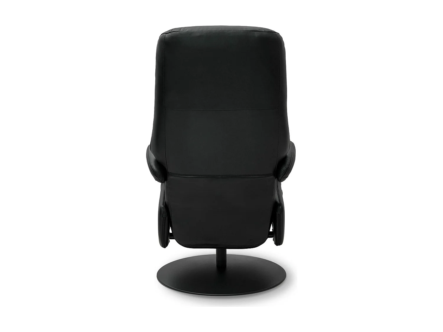 Fauteuil relax électrique Bull - Cuir et métal - Noir