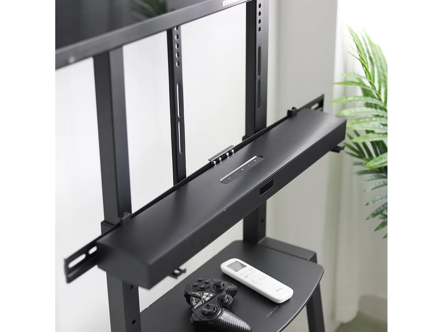 Mounting Dream Universel Support Barre de Son avec ou sans Trous Support de Base antidérapant étendu de 87.5 à 154 mm