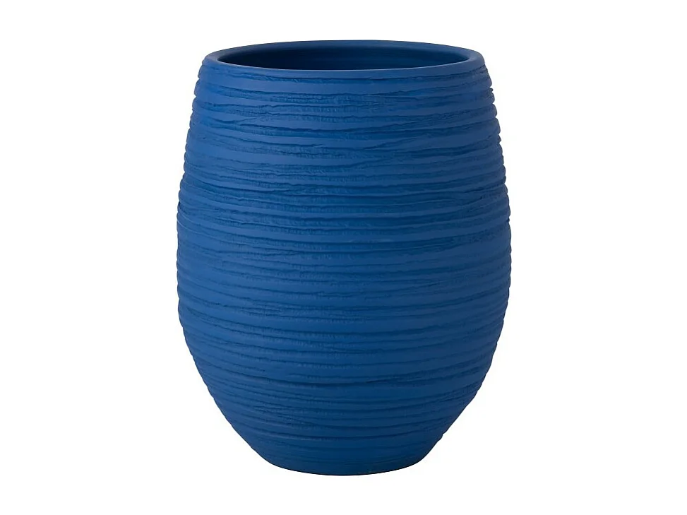 Macetero de cerámica azul 50*44*60 cm