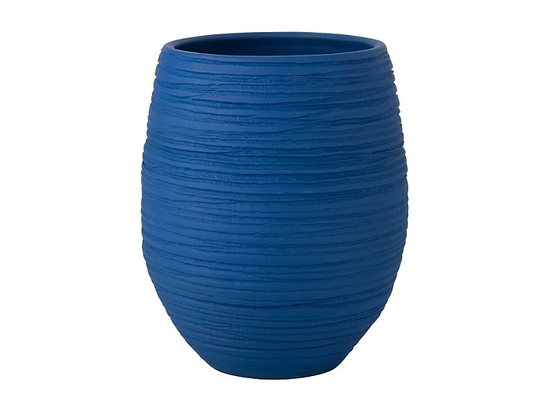 Macetero de cerámica azul 50*44*60 cm