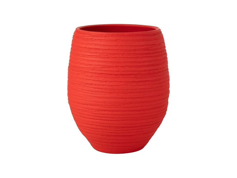 Cache-pot en céramique rouge 50*44*60 cm