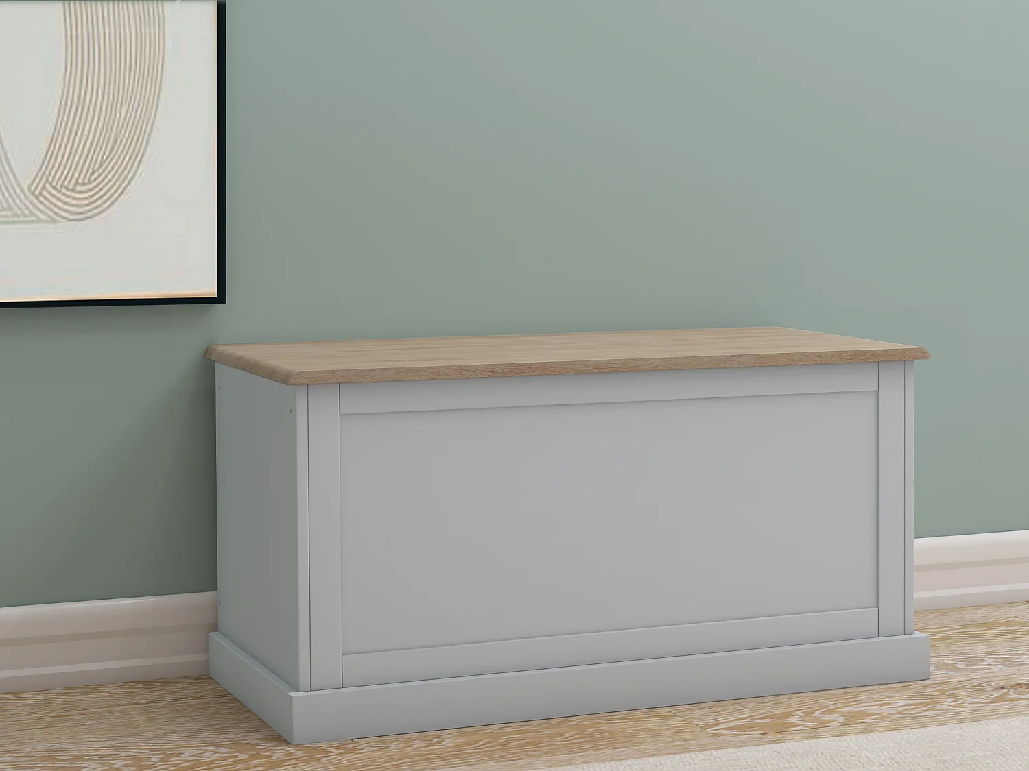 Baule in rovere grigio