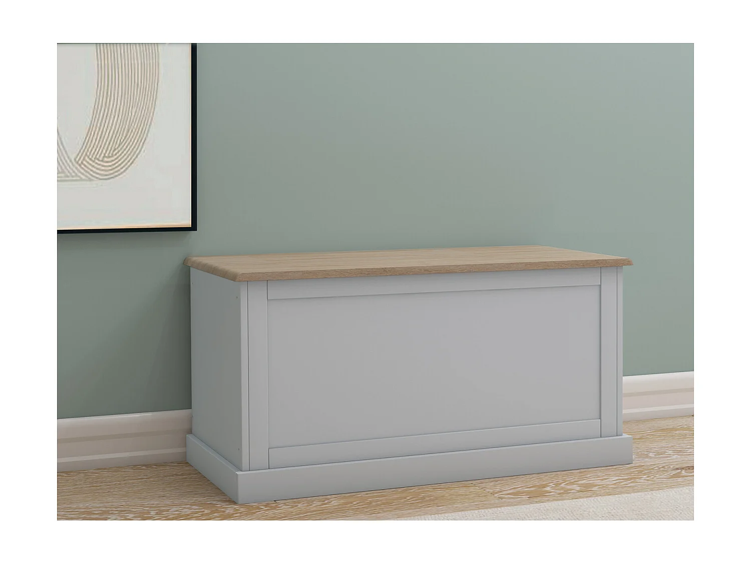 Binz | Malle en chêne gris