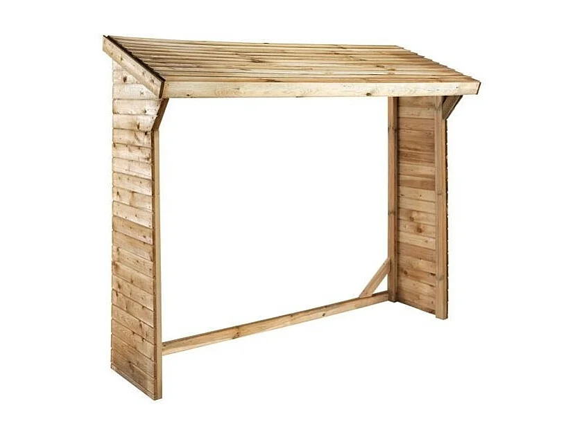 Bûcher 1.55 m3 - 2x0.5 m - H.1.85 m - Traité - DREW2 - ALTANKA