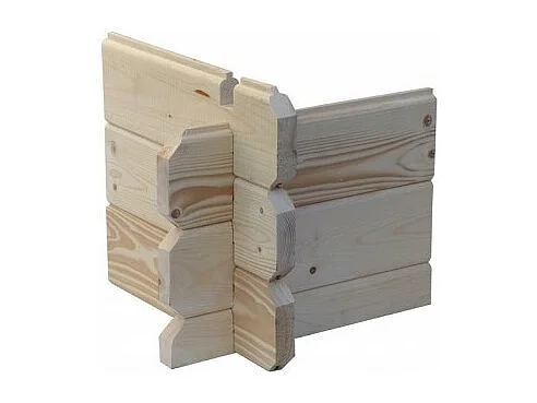 Casetta da giardino in legno - 25.00m2 - 5.00x5.00m - 34mm - colore: naturale - DOM722 - ALTANKA