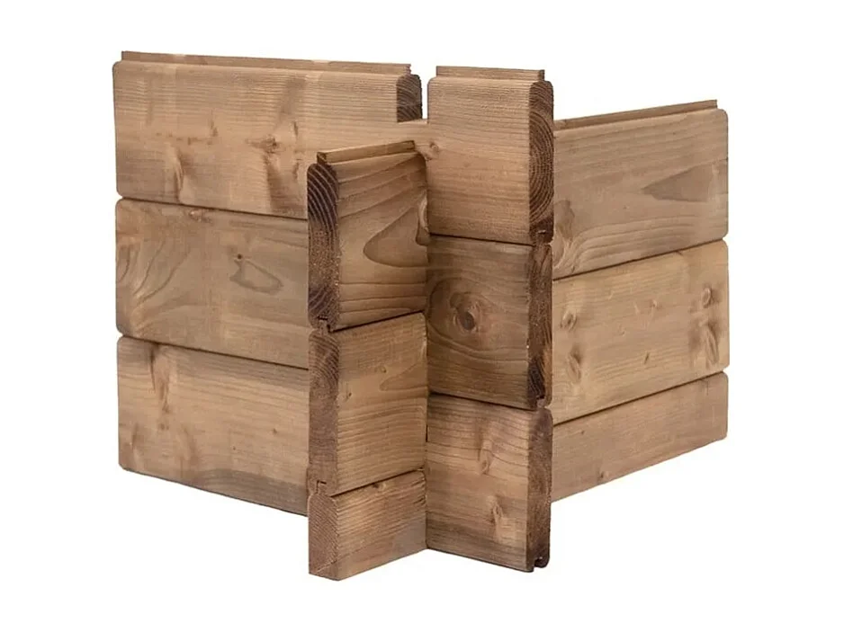 Casetta da giardino in legno - 4.50m2 - 1.50x3.00m - impregnata - 28mm - colore: marrone - DOM673 - ALTANKA