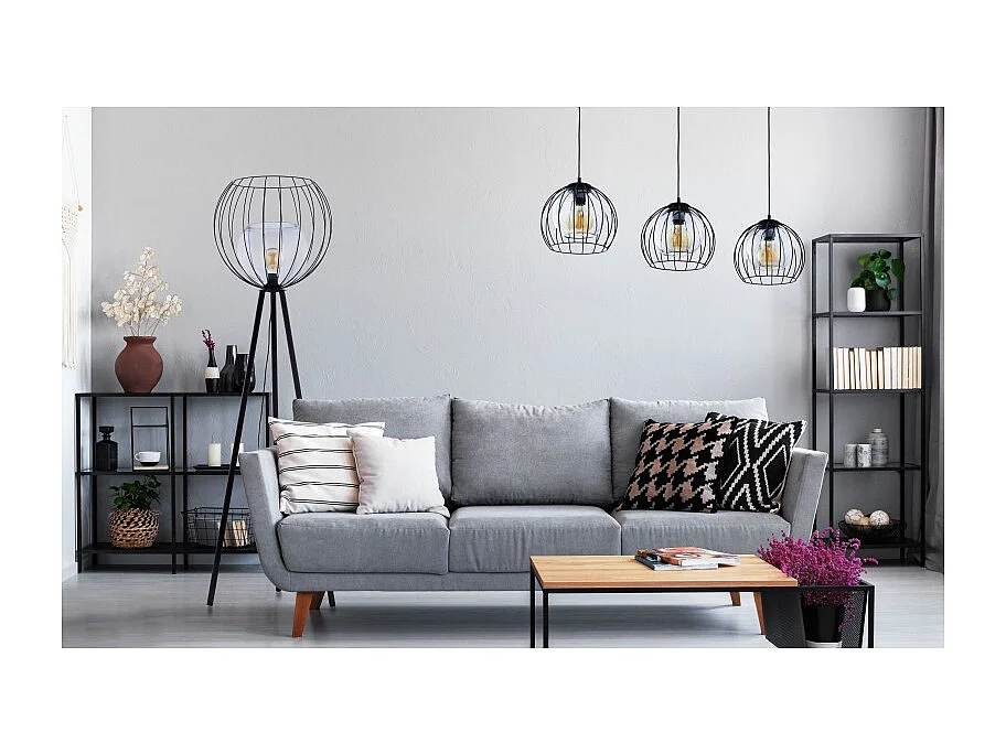 Lampadaire en métal - h170 x L59cm - modèle UNIVERSO de TK LIGHTING