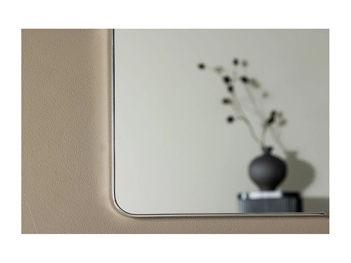 Miroir Déco "Sarasota" 100cm Argent