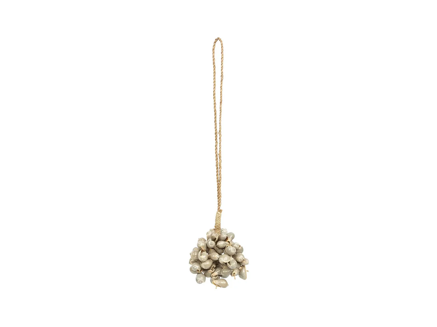 Le Pompon Coquillage Gris