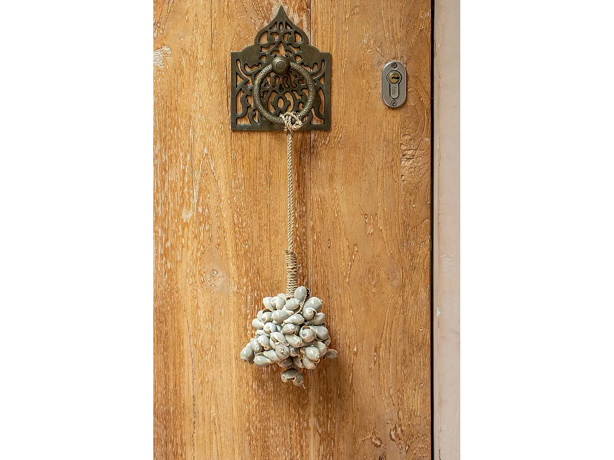 Le Pompon Coquillage Gris