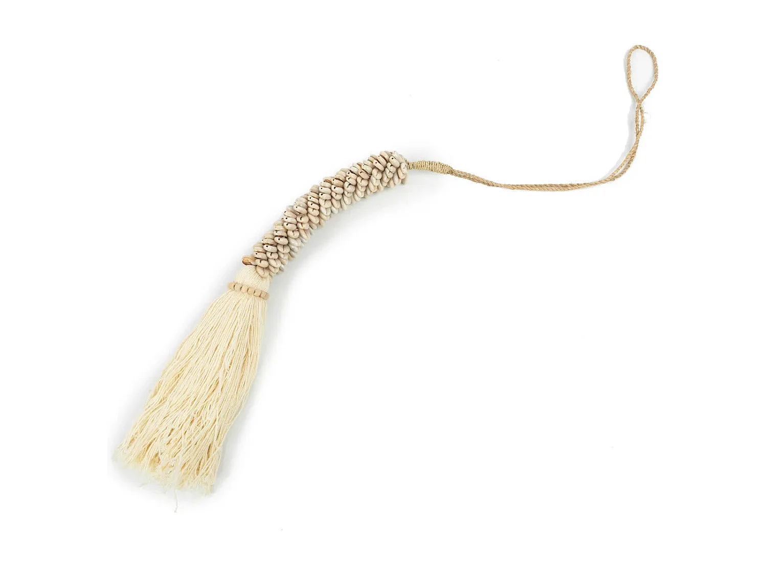 La Pompon En Cowrie & Coton - Naturel