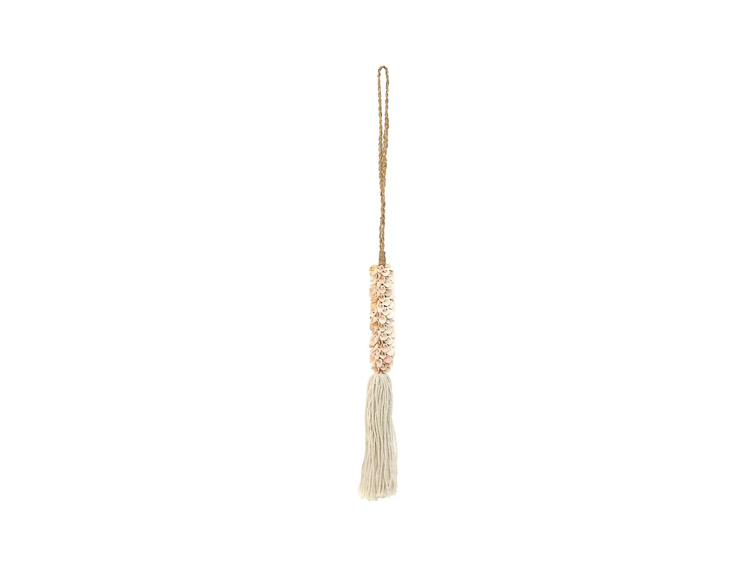 Le Pompon En Coquillage & Coton - Rose