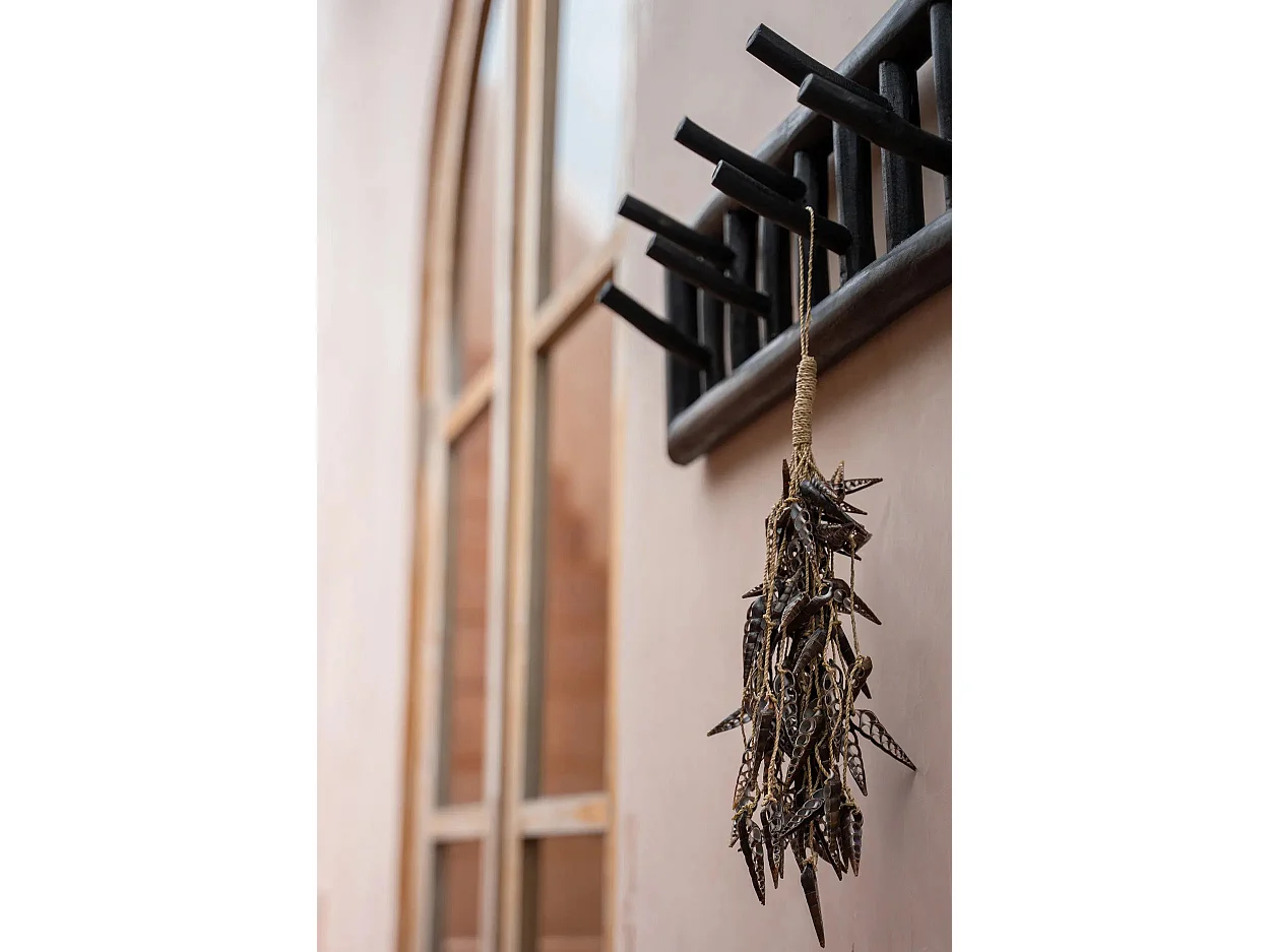 Le Pompon Coquillage Licorne - Marron