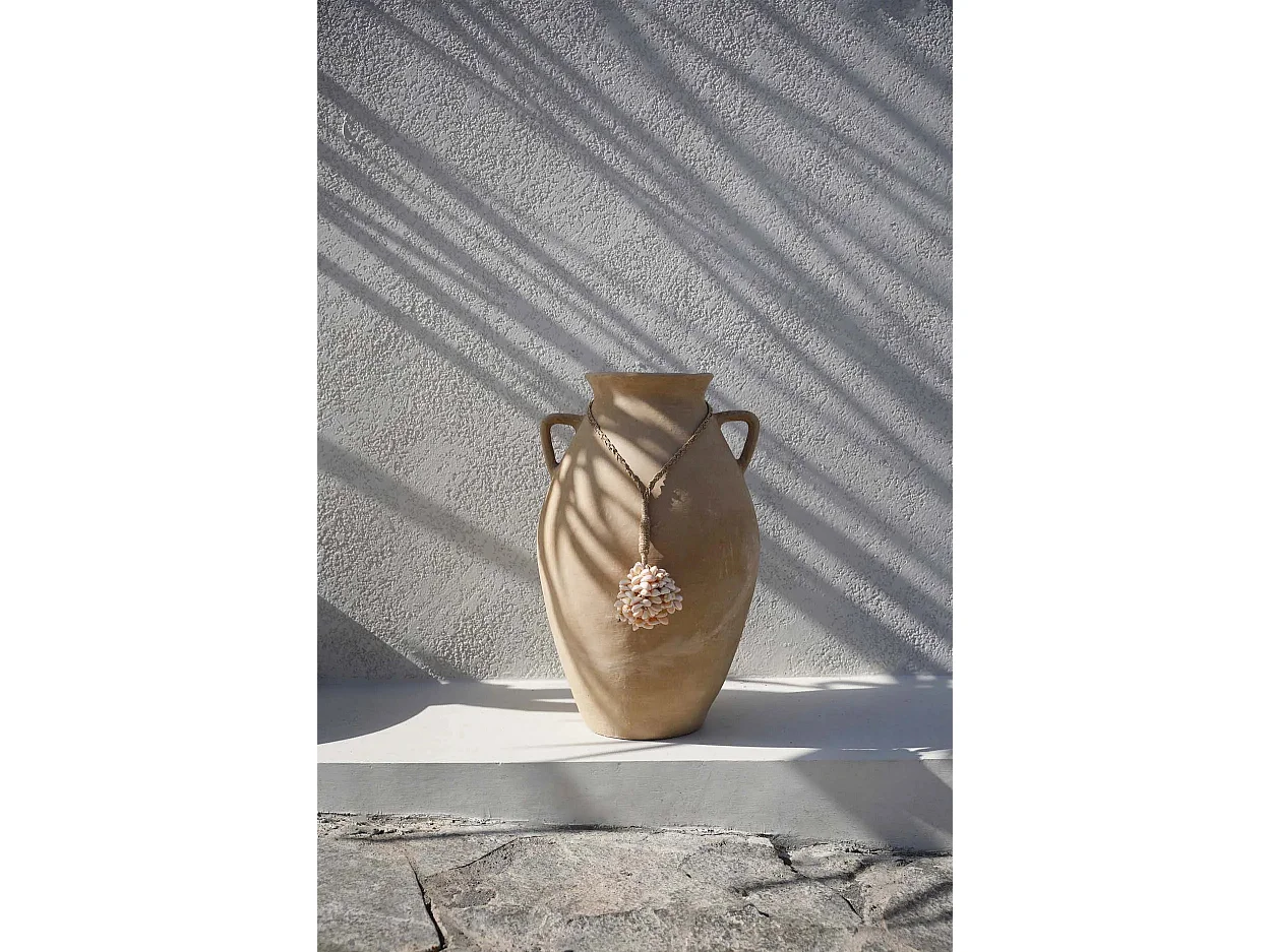 Die Vanille-Shell-Quaste