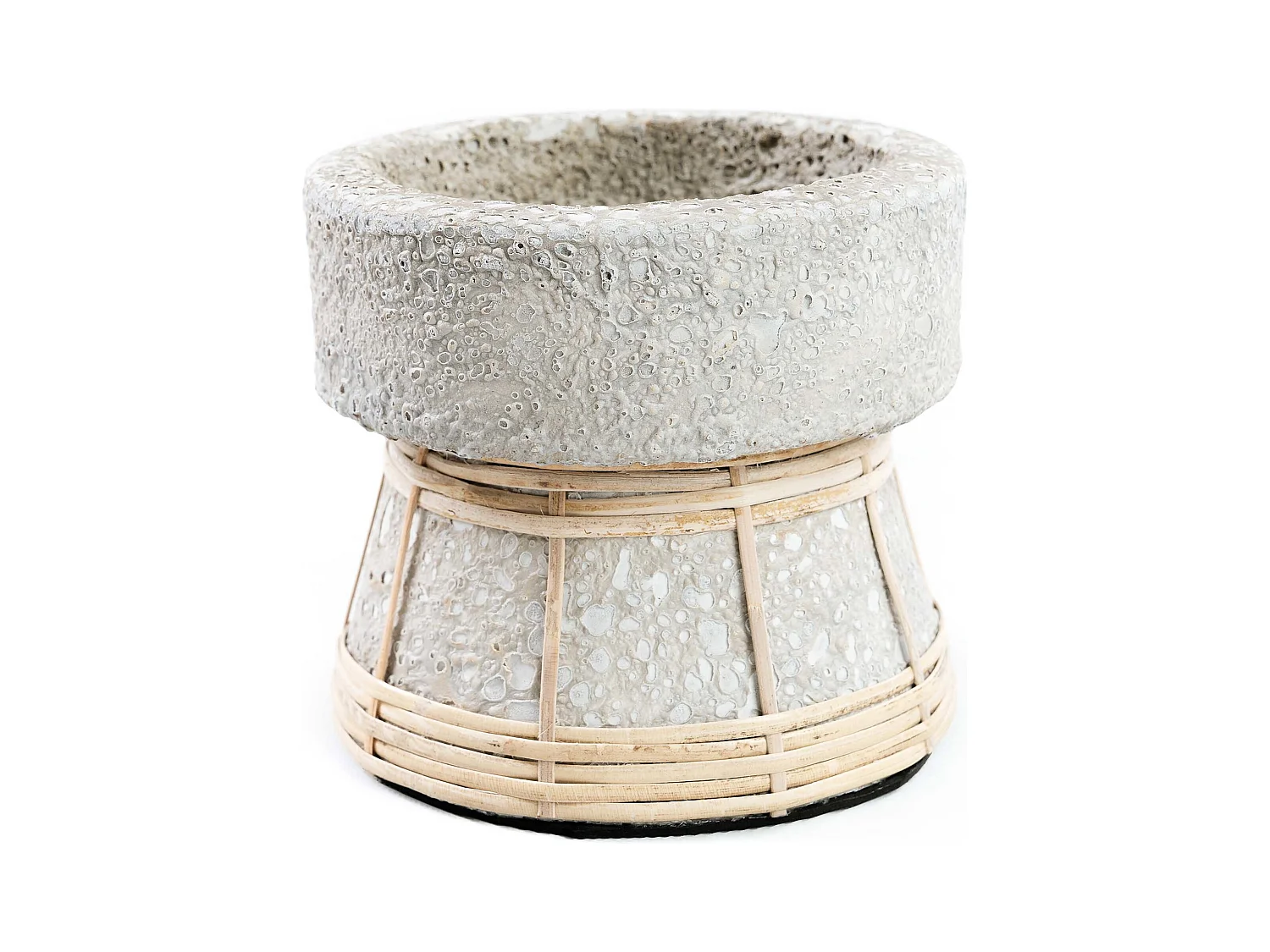 Le Bougeoir Serene - Béton Gris Naturel - S