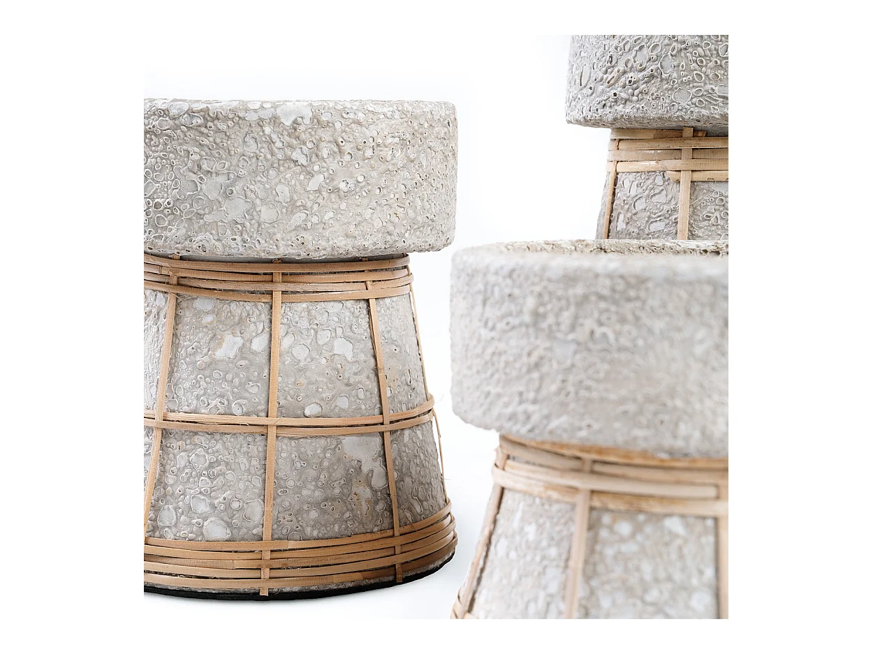 De Serene Kaarsenhouder - Betongrijs Naturel - S