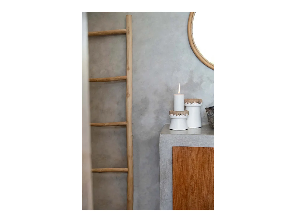 Le Bougeoir Pretty - Blanc Naturel - L