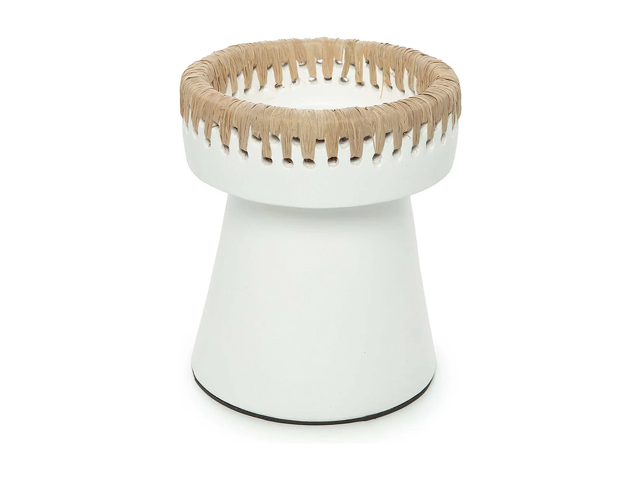 Le Bougeoir Pretty - Blanc Naturel - M