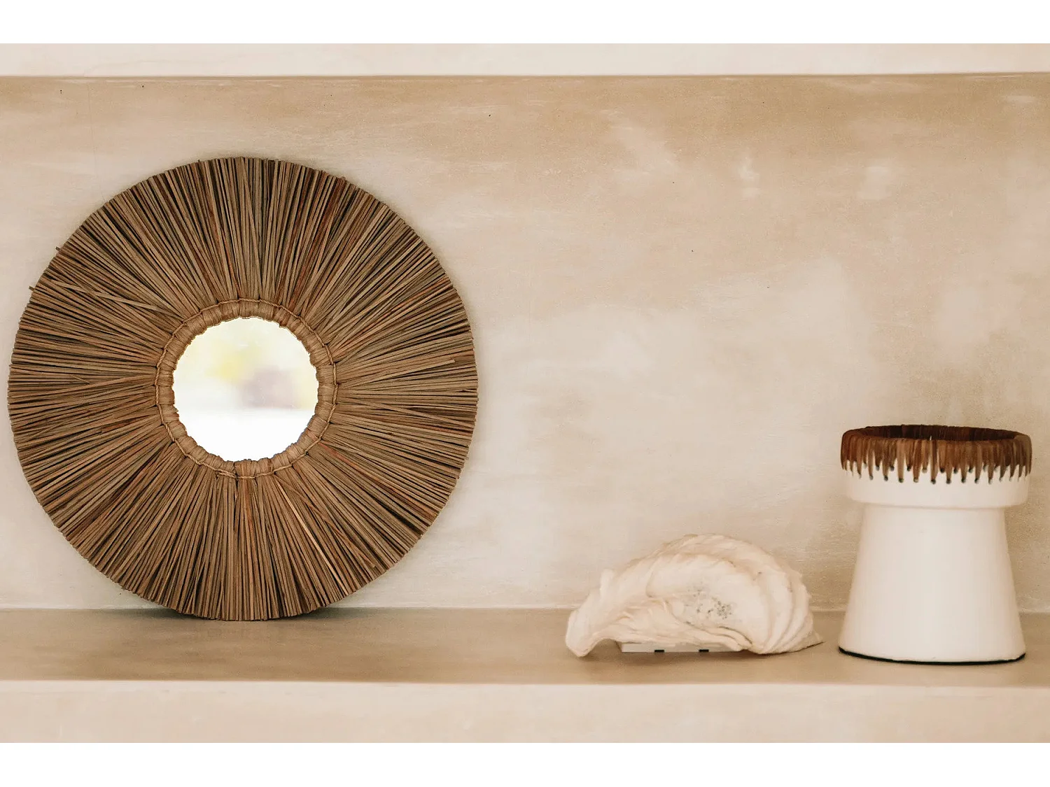 Le Bougeoir Pretty - Blanc Naturel - M