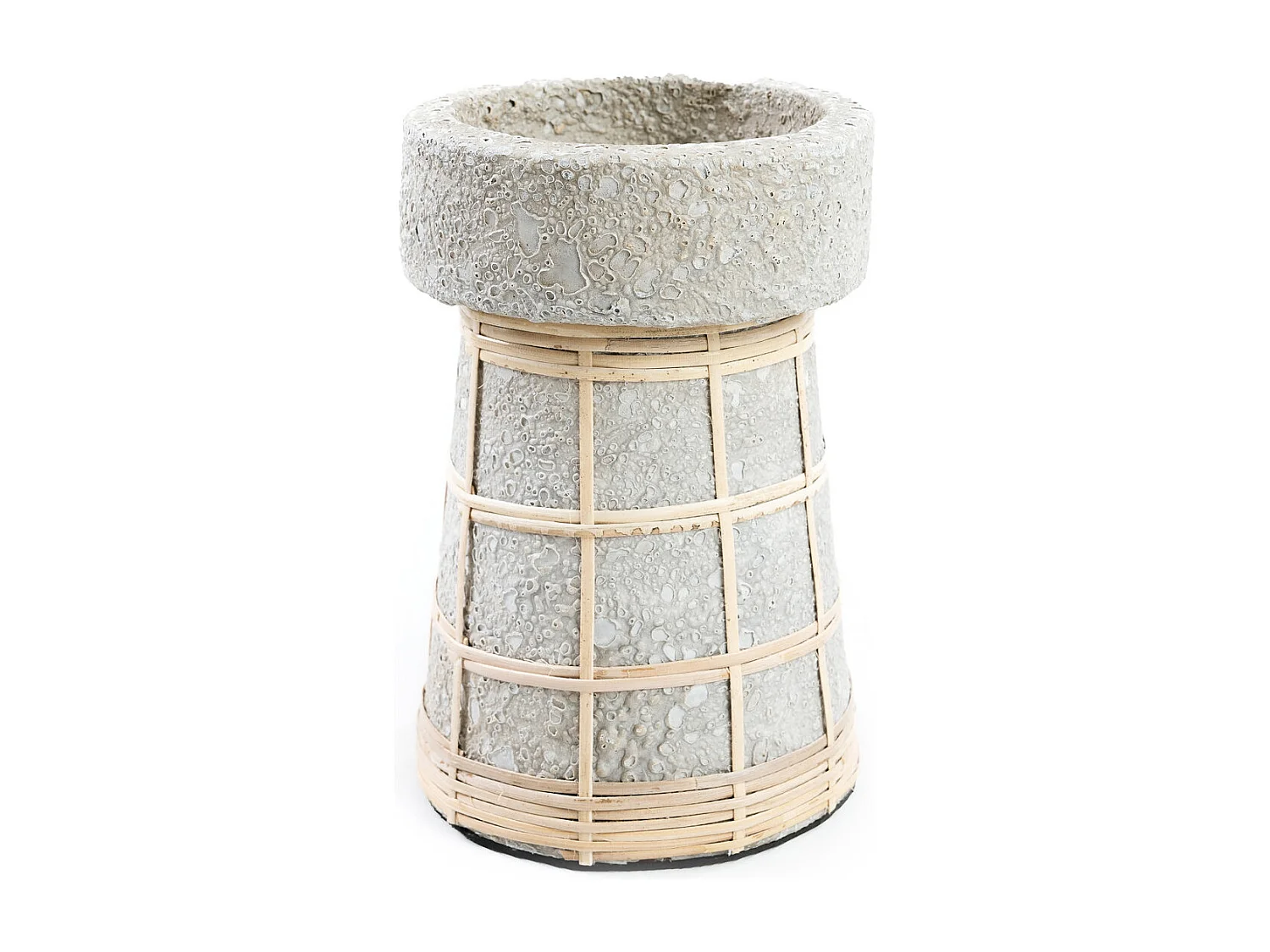 Der Serene Kerzenhalter - Betongrau Natur - L