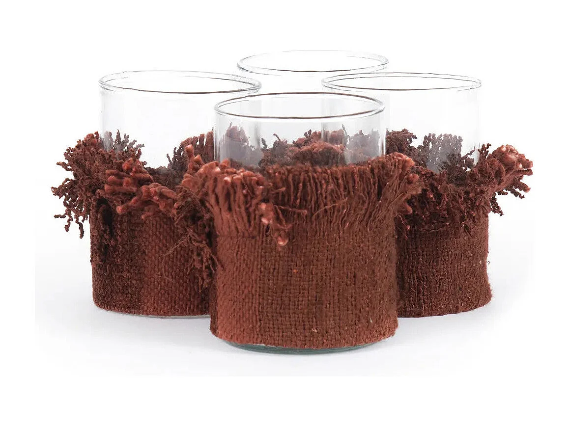 De Oh My Gee Kaarsenhouder - Bordeaux Velvet - M