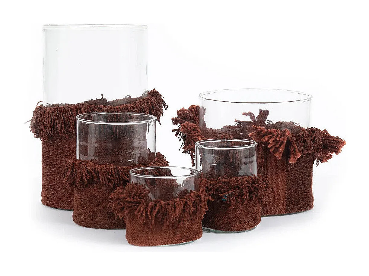 De Oh My Gee Kaarsenhouder - Bordeaux Velvet - M