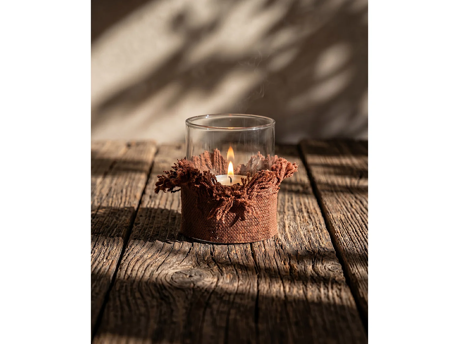 De Oh My Gee Kaarsenhouder - Bordeaux Velvet - M