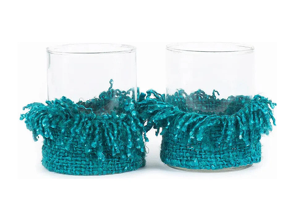 Der Oh My Gee Kerzenhalter - Aqua - L