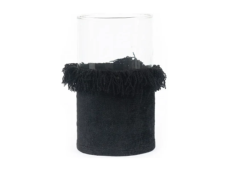 De Oh My Gee Kaarsenhouder - Zwart Velvet - XXL