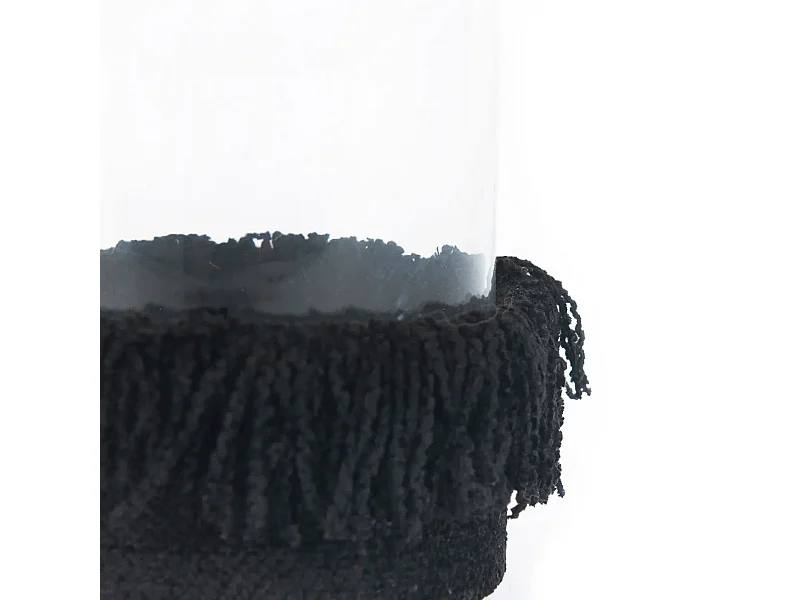 Der Oh My Gee Kerzenhalter - Schwarzer Samt - L