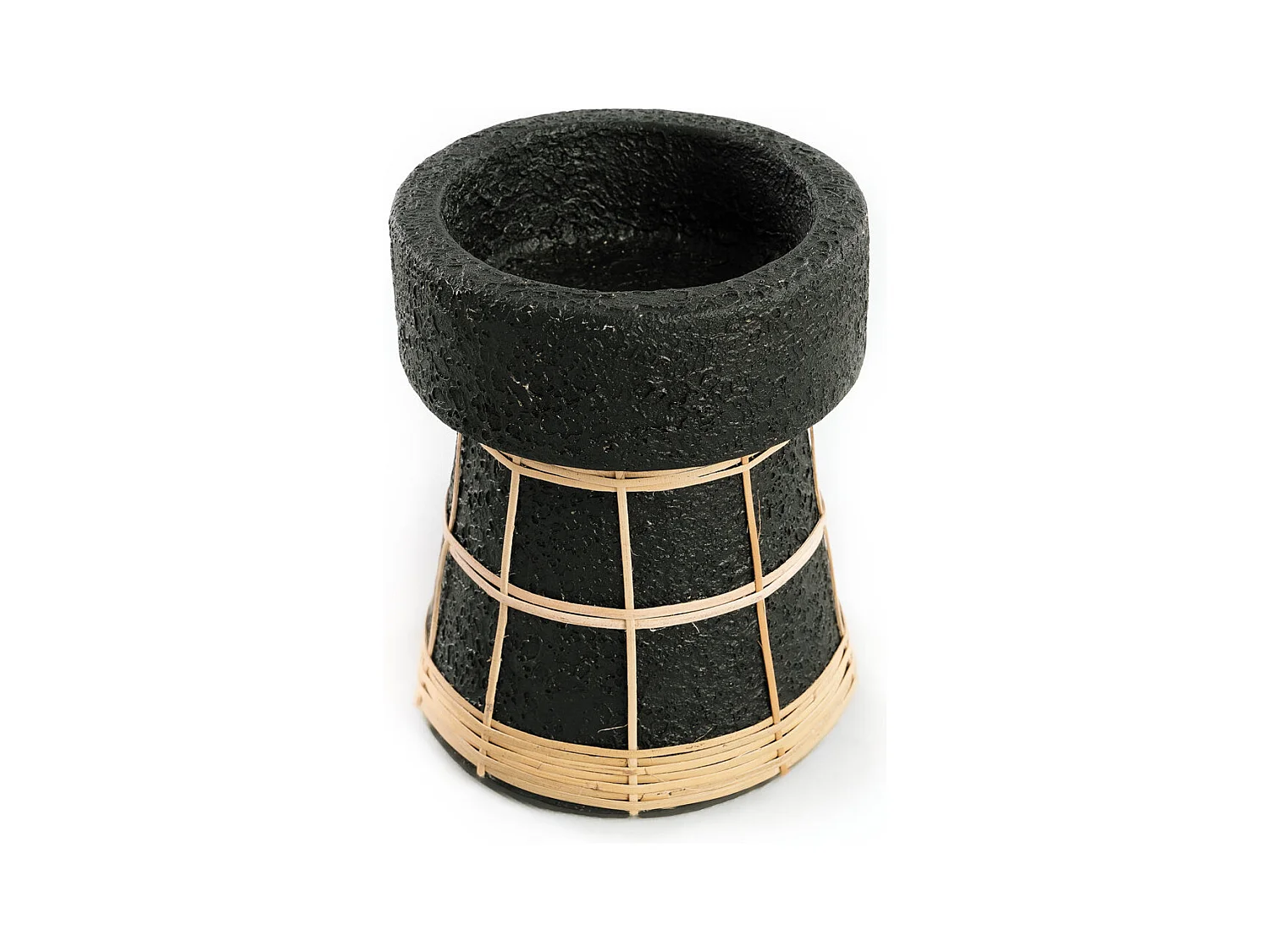 Le Bougeoir Serene - Noir Naturel - M