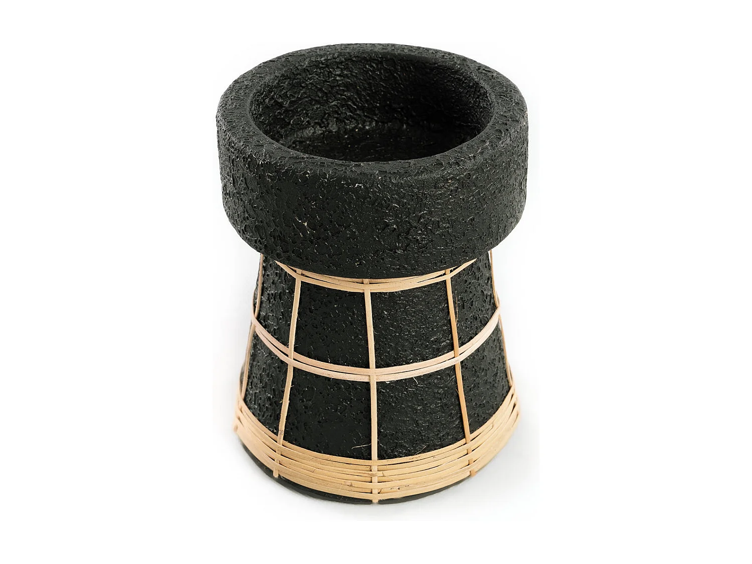 Le Bougeoir Serene - Noir Naturel - M