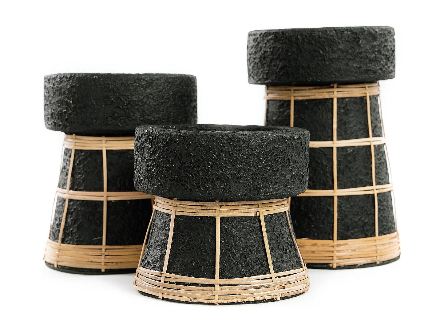 Le Bougeoir Serene - Noir Naturel - S