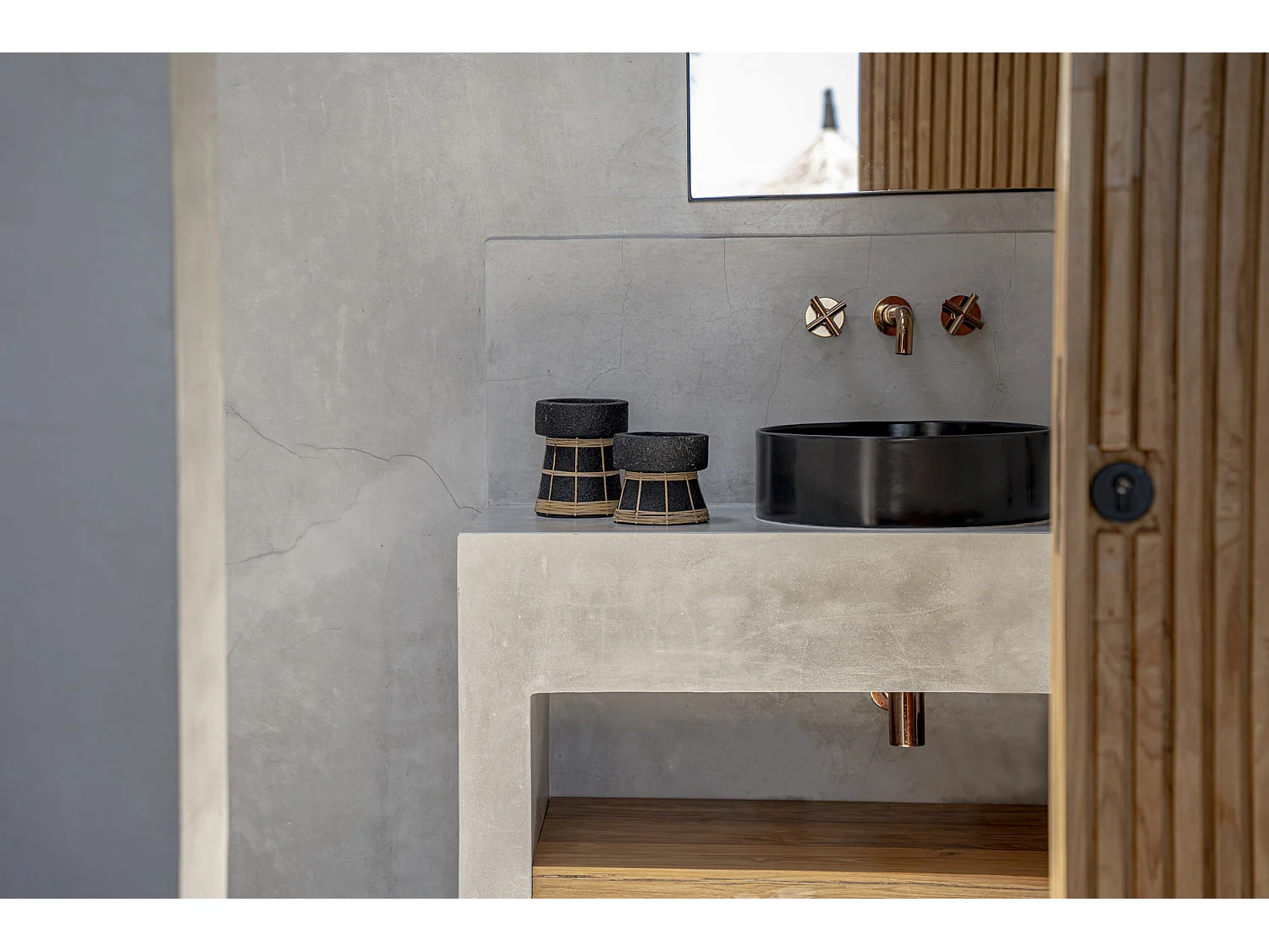 El Portavelas Serene - Negro Natural - S