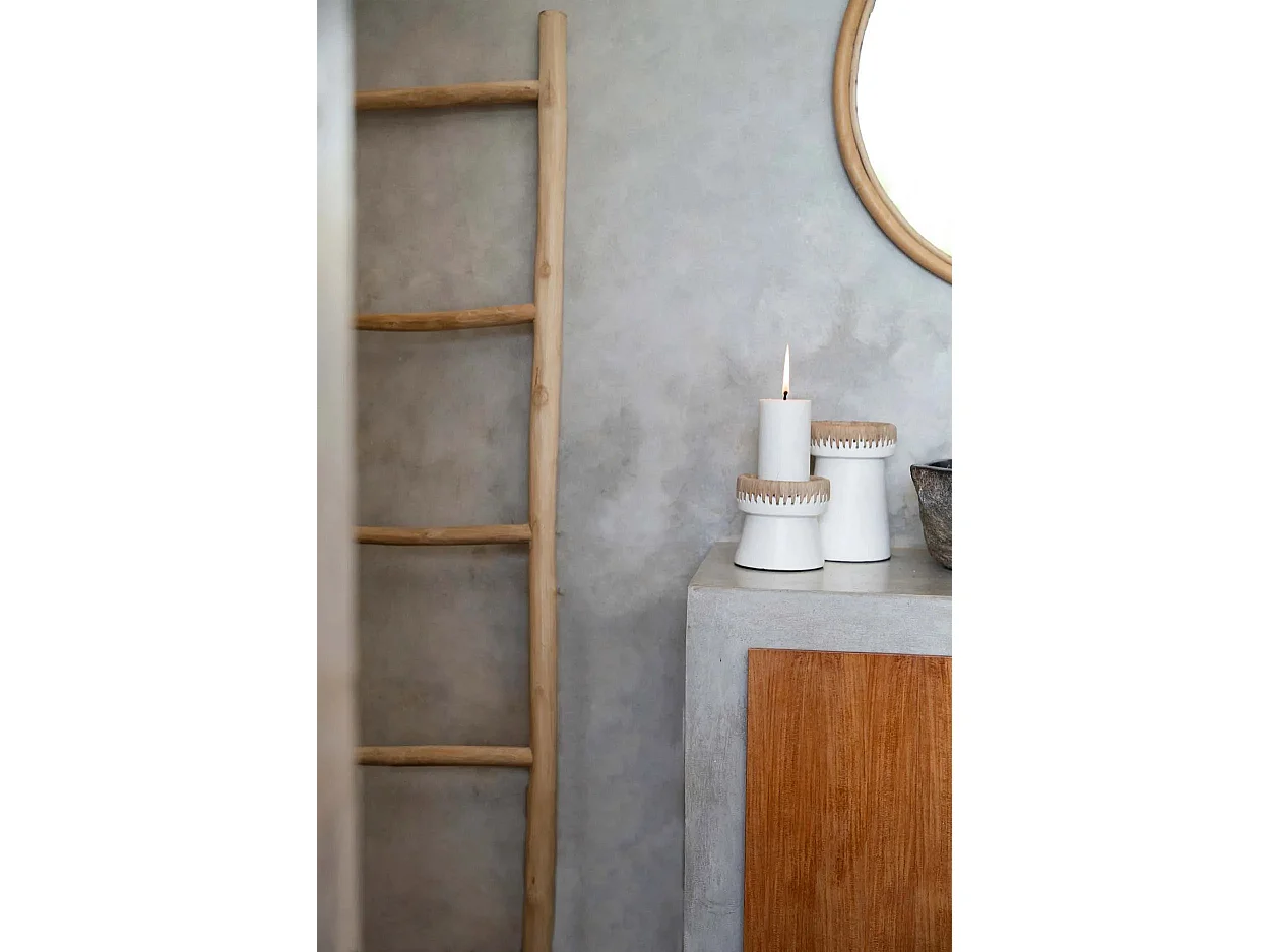 Le Bougeoir Pretty - Blanc Naturel - S