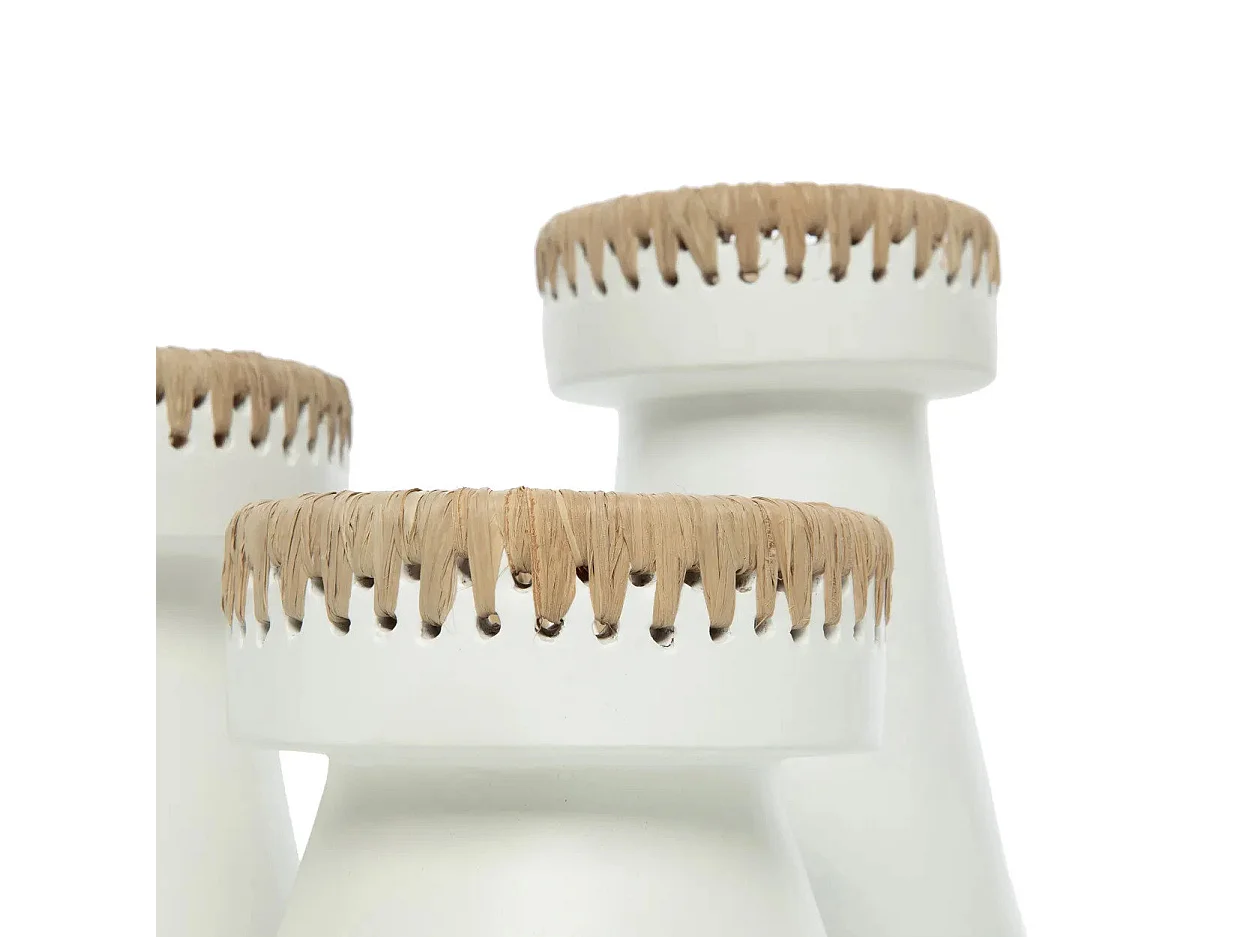 Le Bougeoir Pretty - Blanc Naturel - S