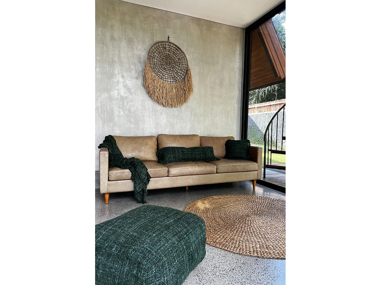 Fodera per cuscino Oh My Gee - Verde Foresta - 35x100