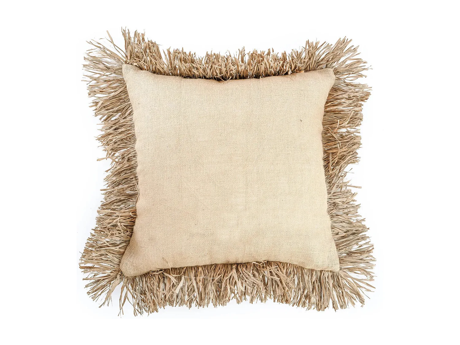 Housse De Coussin Jute Bonita - Naturel - 60x60