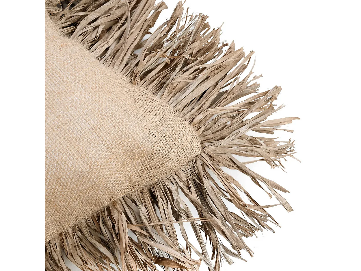 Housse De Coussin Jute Bonita - Naturel - 60x60