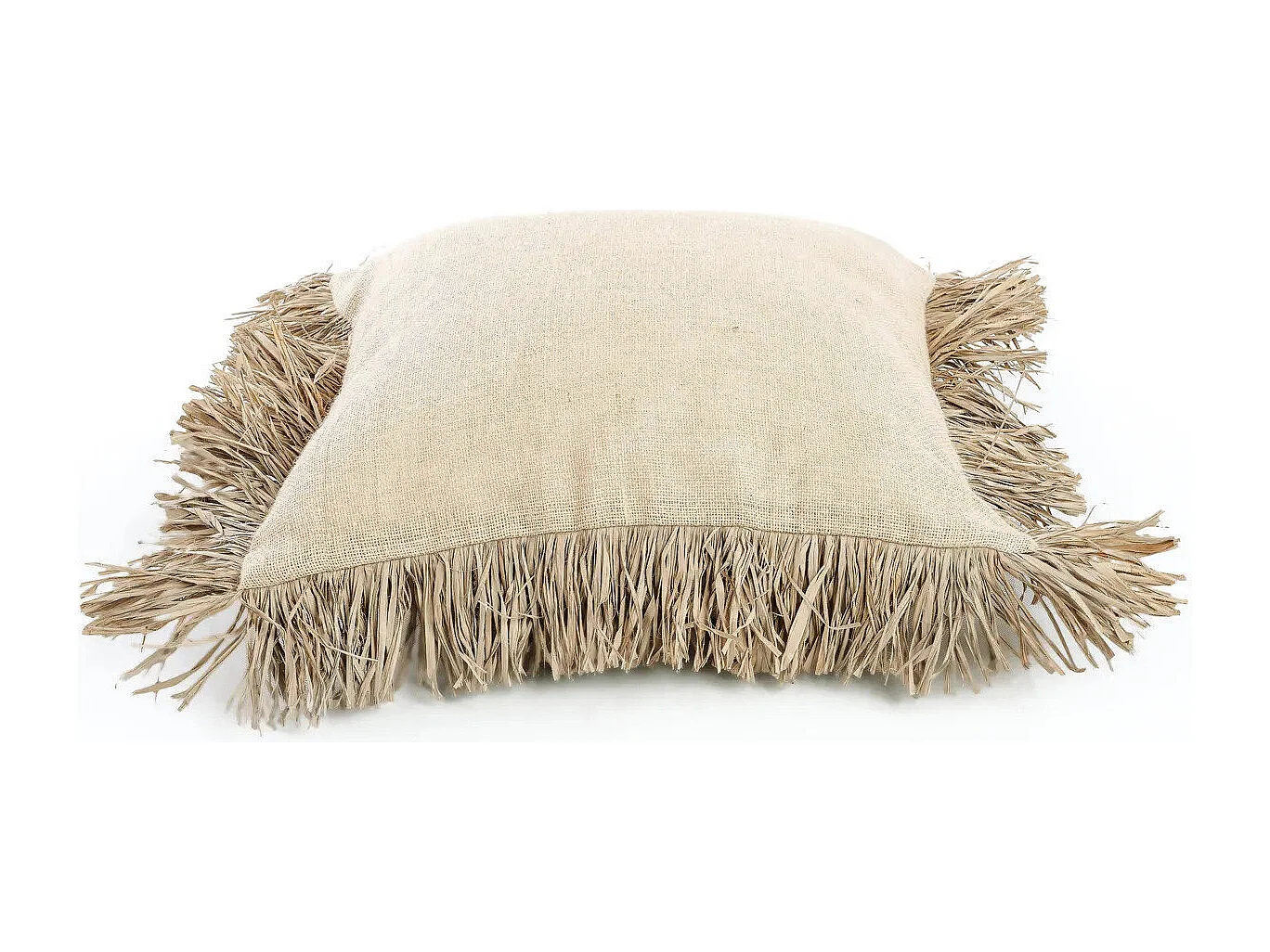 Housse De Coussin Jute Bonita - Naturel - 60x60
