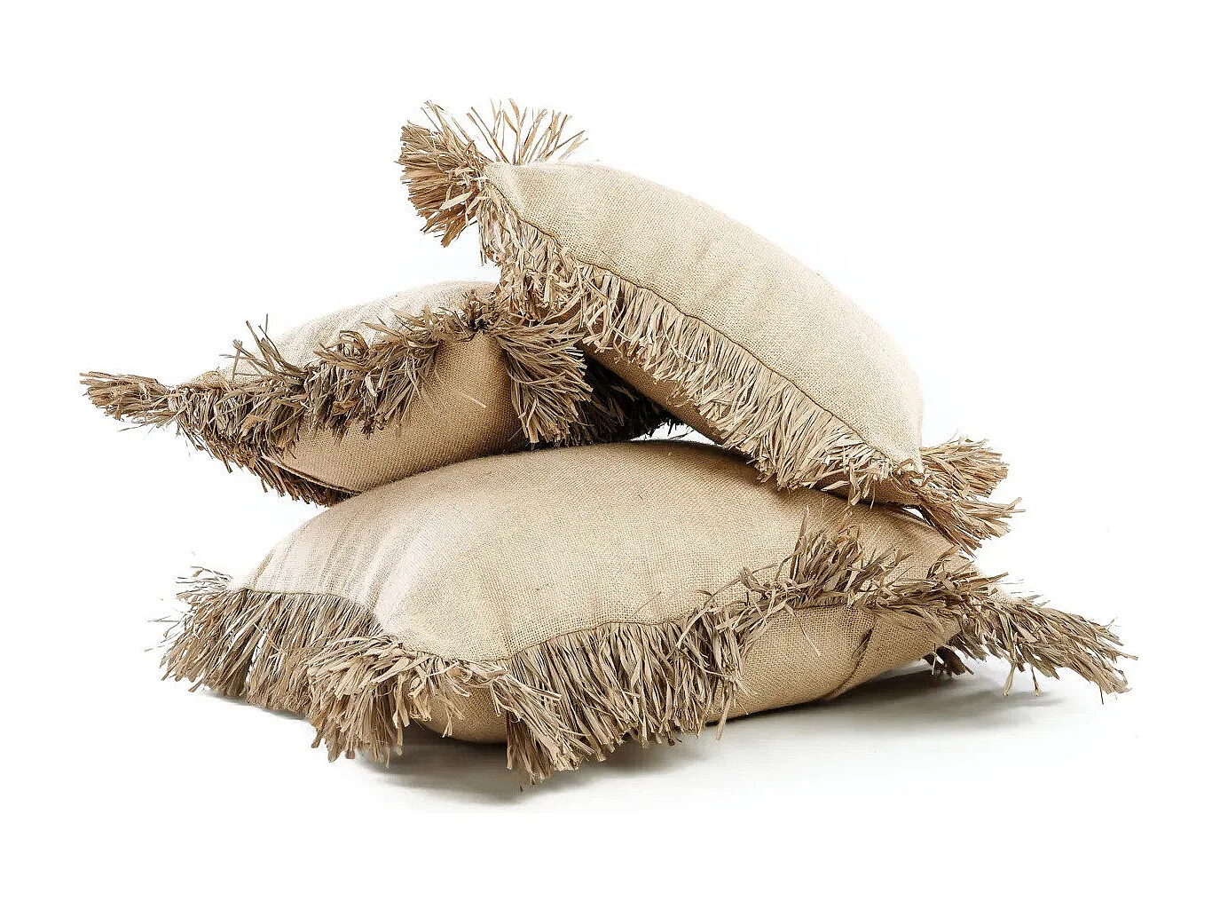Housse De Coussin Jute Bonita - Naturel - 60x60