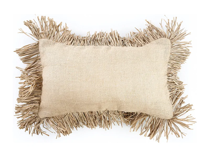 Housse De Coussin Jute Bonita - Naturel - 30x50