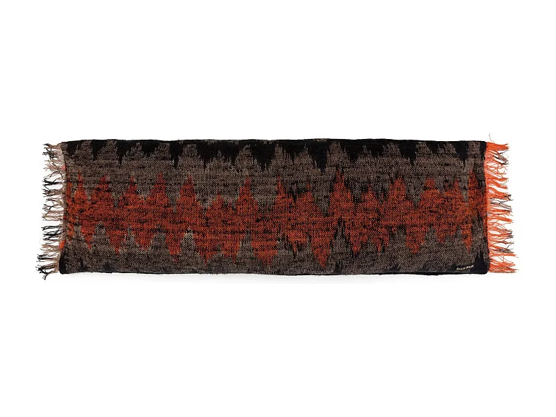 La Housse de Coussin Oh My Gee - Noir Orange - 35x100