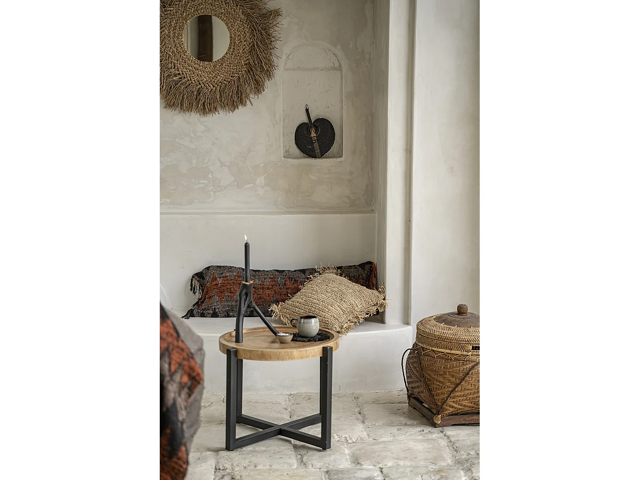 Kussenhoes Oh My Gee - Zwart Oranje - 35x100