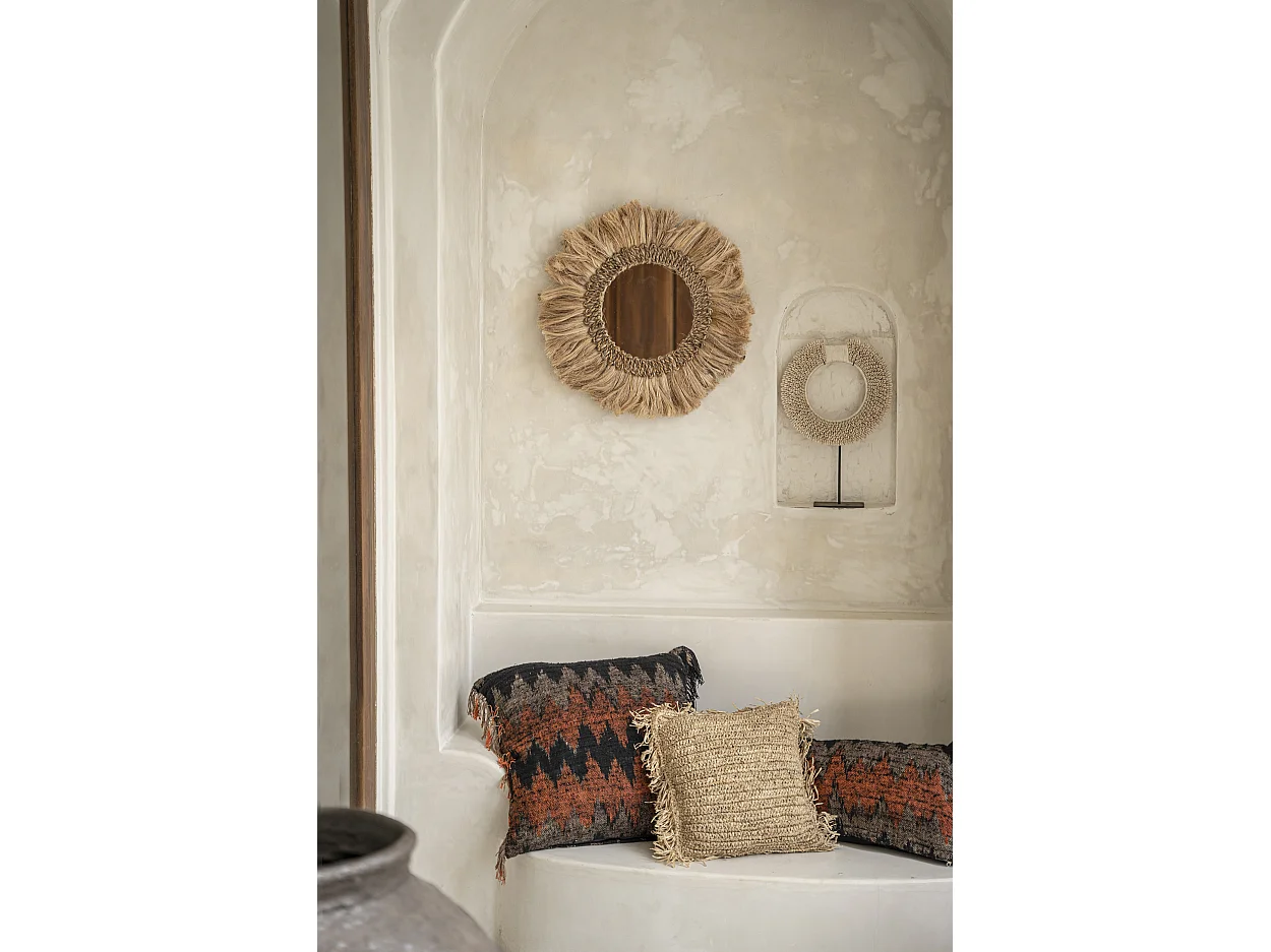 Kussenhoes Oh My Gee - Zwart Oranje - 60x60