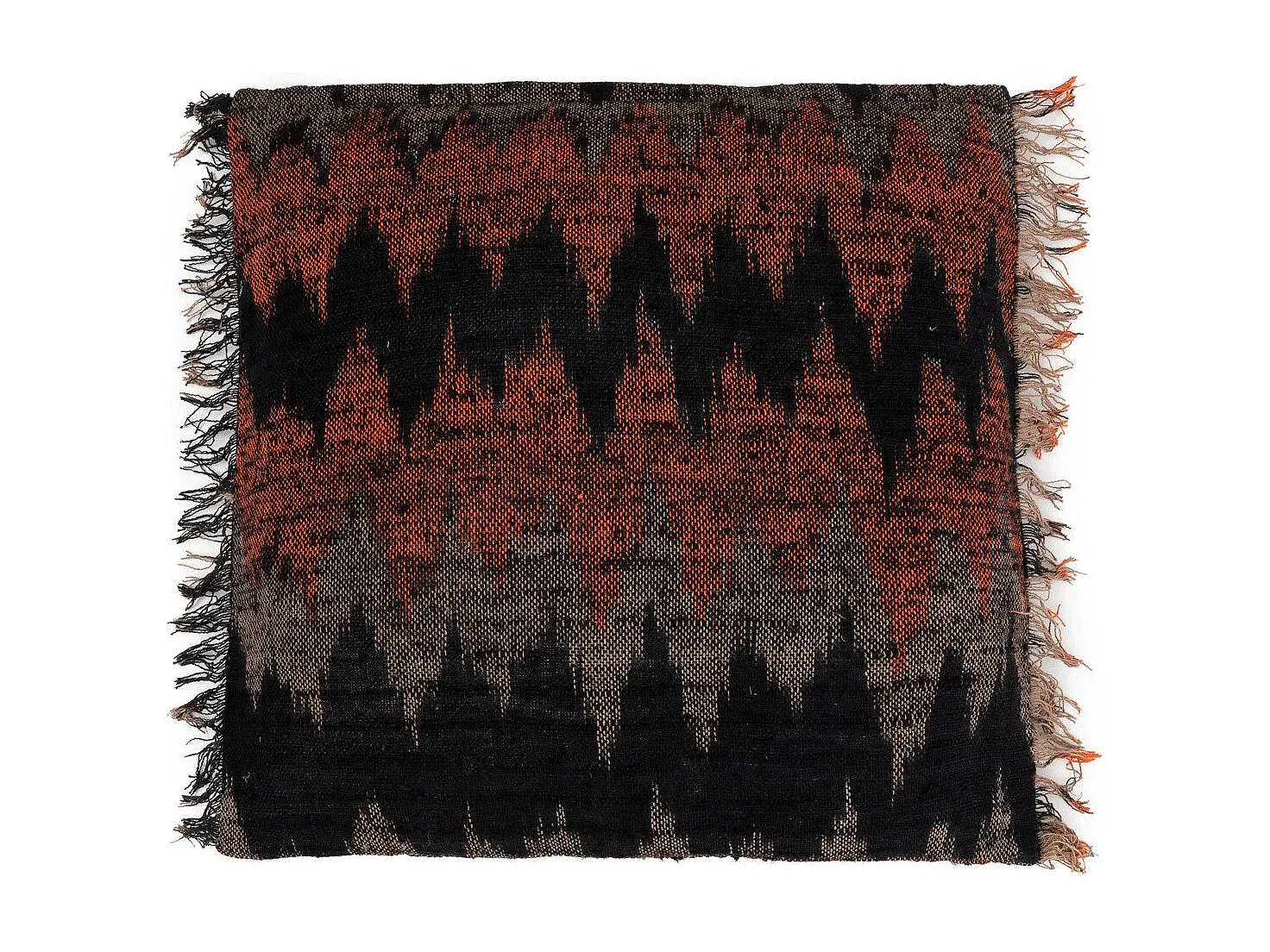 Il Copricuscino Oh My Gee - Nero Arancione - 60x60