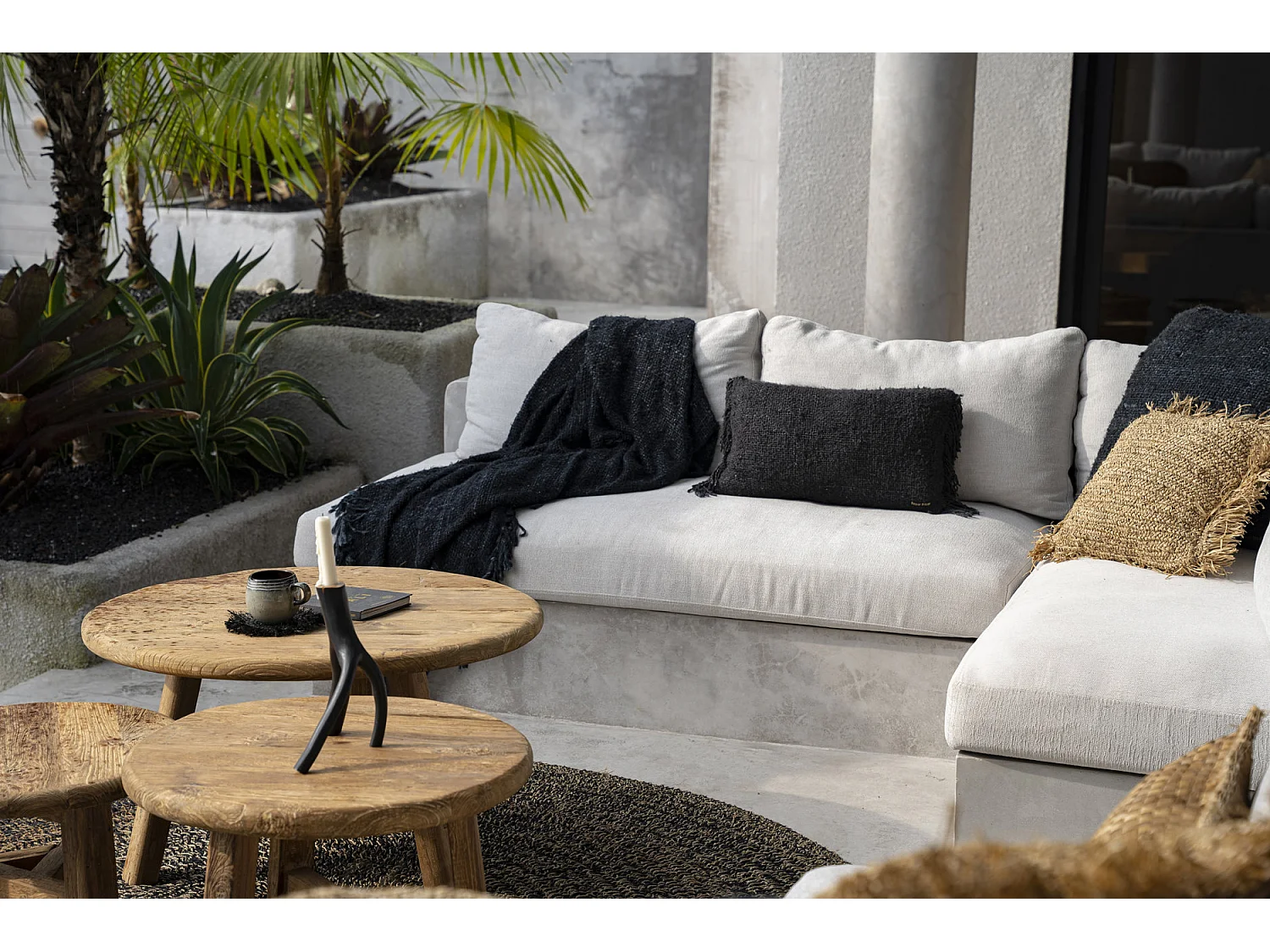 La Housse De Coussin Oh My Gee - Noir Marine - 30x50