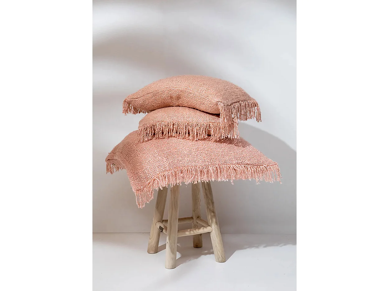 Fodera per cuscino Oh My Gee - Rosa Salmone - 60x60