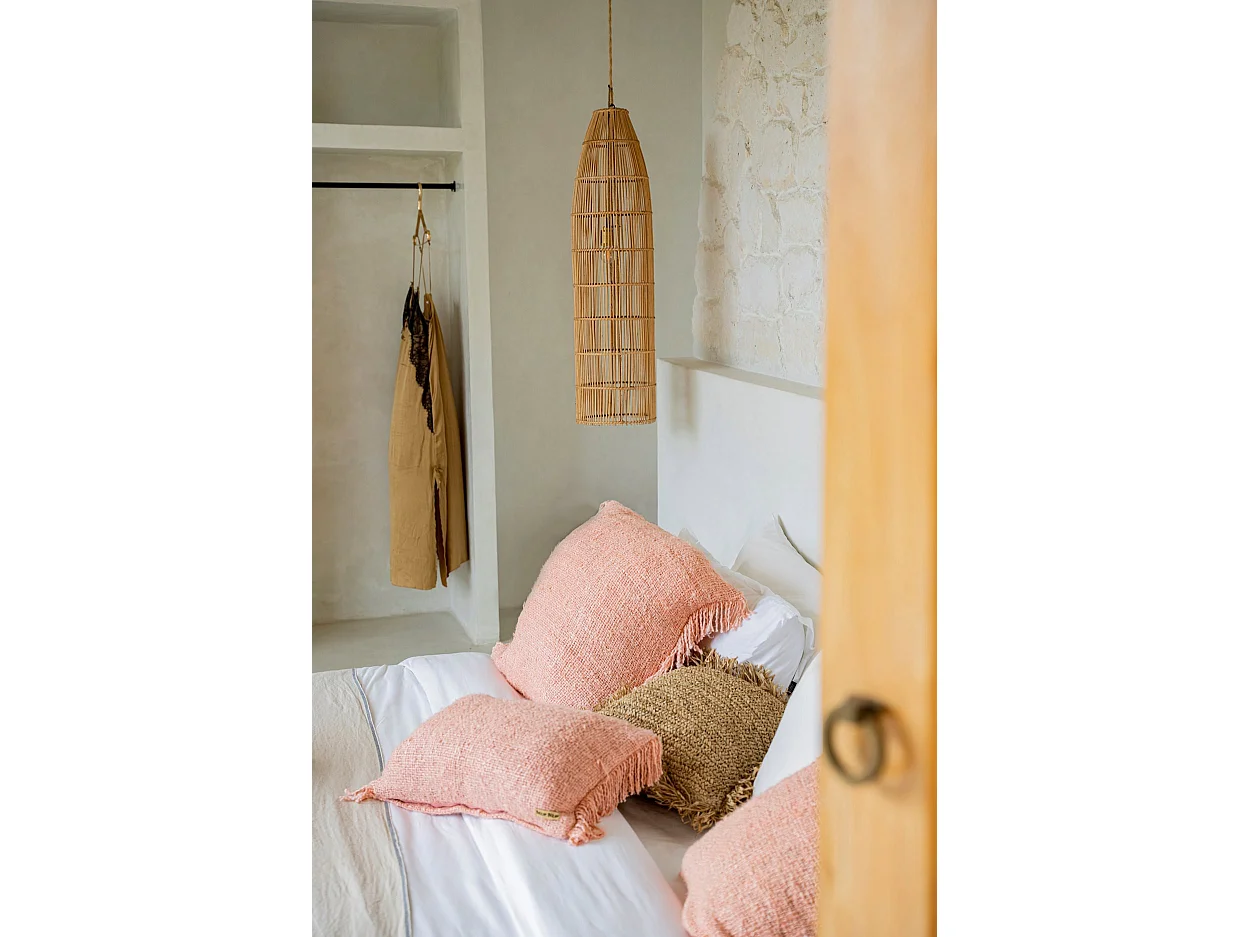 Fodera per cuscino Oh My Gee - Rosa Salmone - 60x60